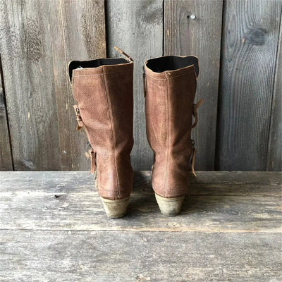 Imogen | Western Leather Boots