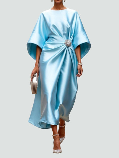 Vivienne | Satin Midi Dress