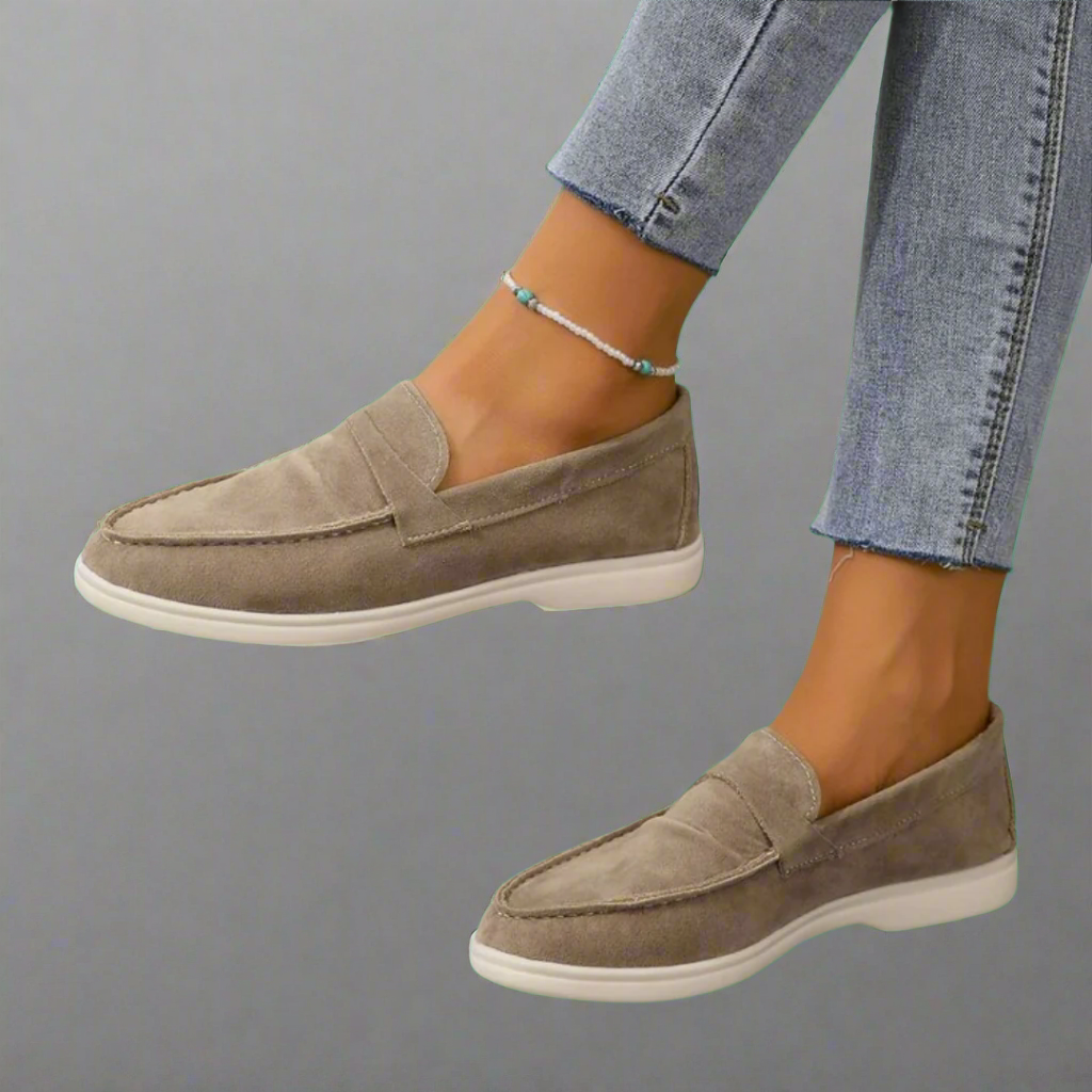 Maya | Suede Loafers