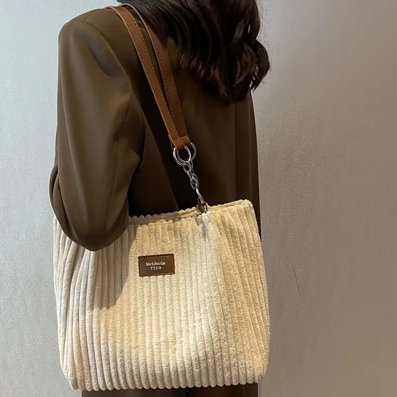 Amira | Corduroy Tote Bag
