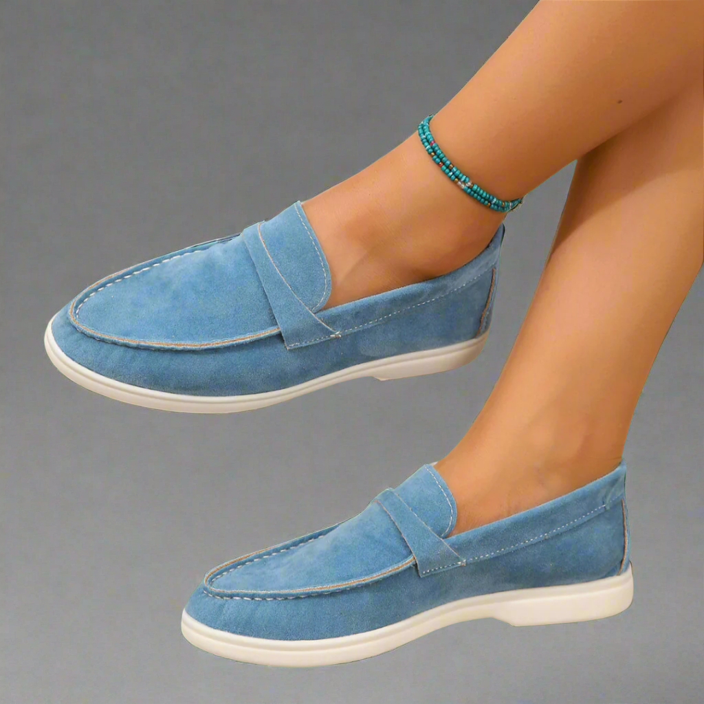 Maya | Suede Loafers
