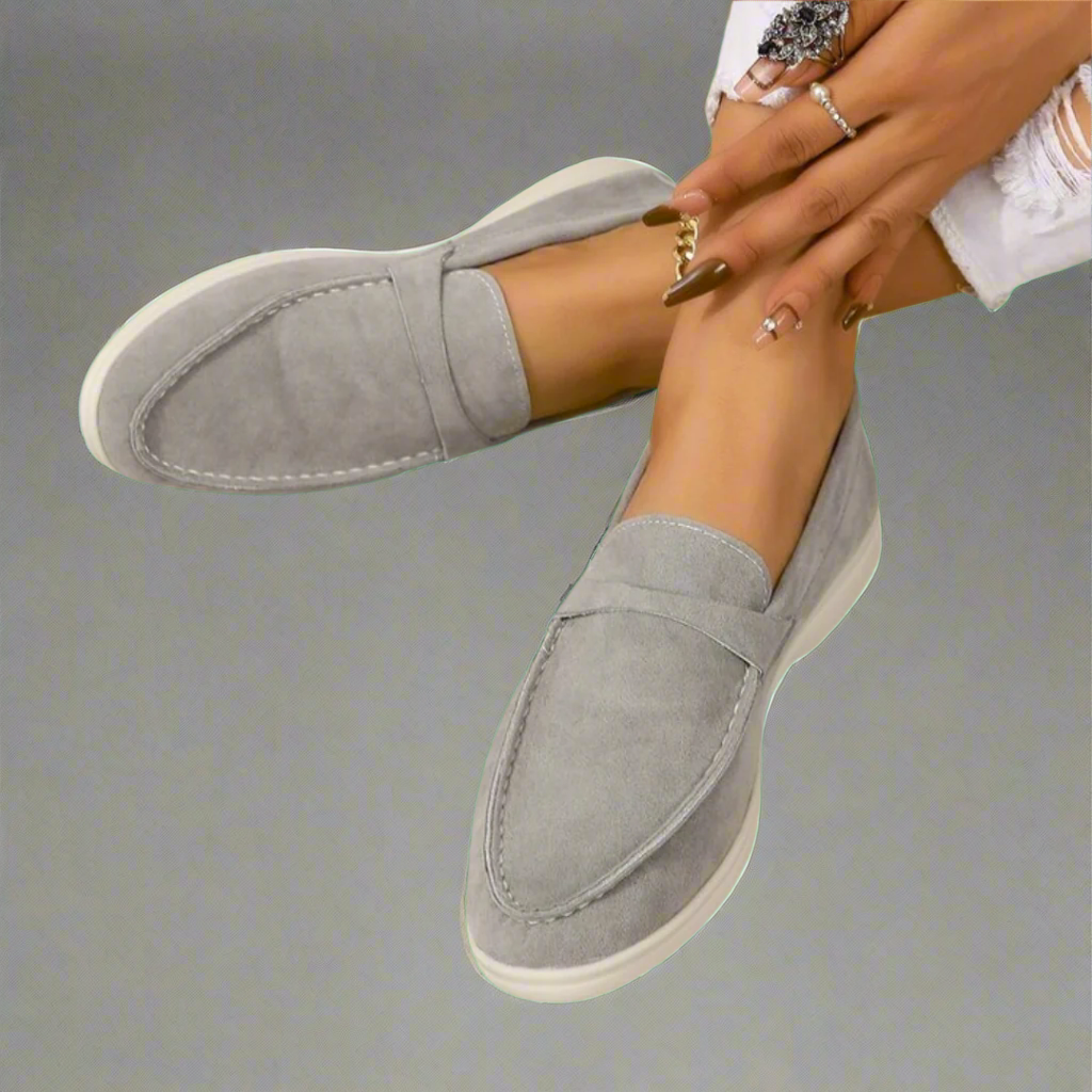 Maya | Suede Loafers