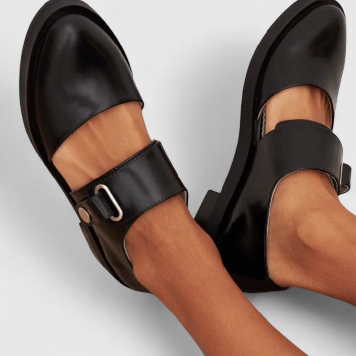 Clara | Buckle Strap Flats