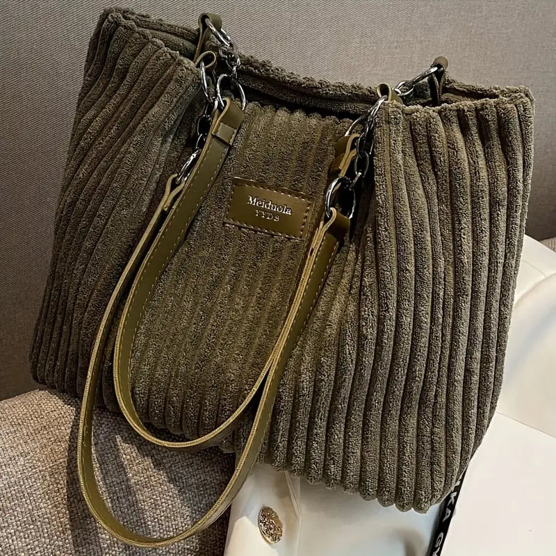 Amira | Corduroy Tote Bag