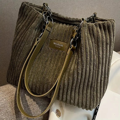 Amira | Corduroy Tote Bag