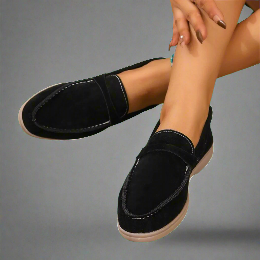 Maya | Suede Loafers