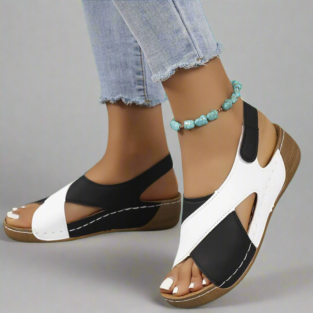 Lina | Colorblock Sandals