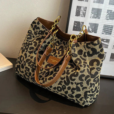 Amaya | Leopard Tote Bag
