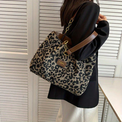 Amaya | Leopard Tote Bag