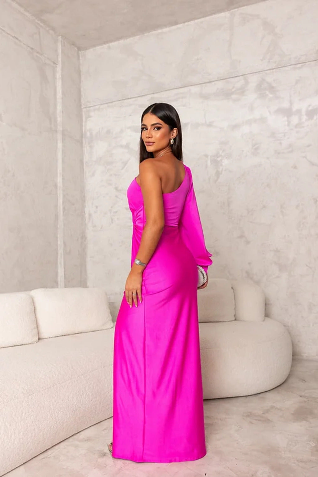 Sophia | One-Shoulder Maxi Dress