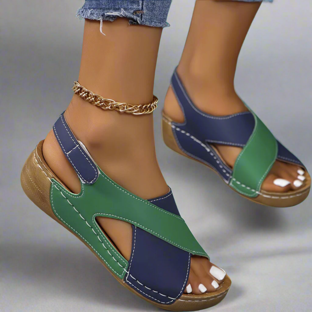 Lina | Colorblock Sandals