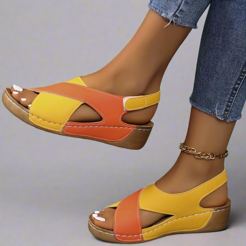Lina | Colorblock Sandals