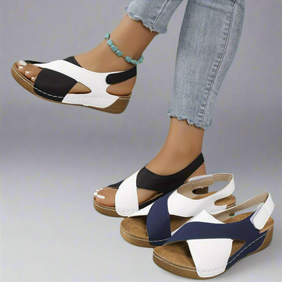 Lina | Colorblock Sandals