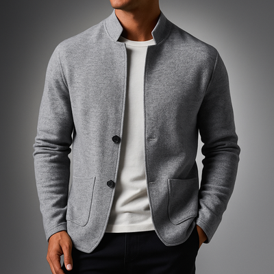 Hugo | Mandarin Collar Cardigan