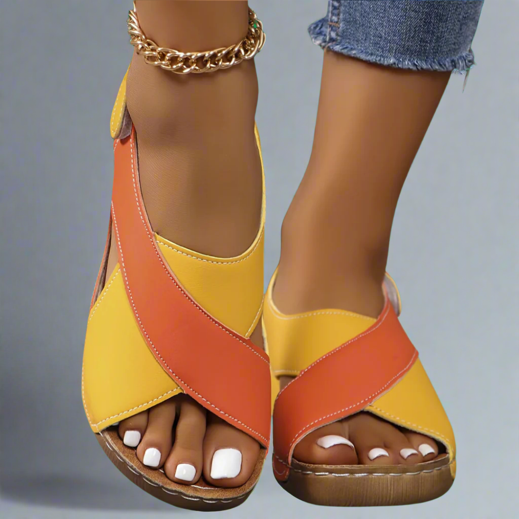 Lina | Colorblock Sandals