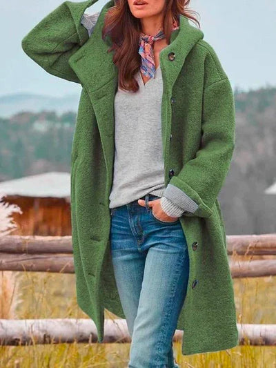 Maya | Hooded Long Coat