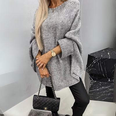 Isabelle - Elegant women's sweater with round neck