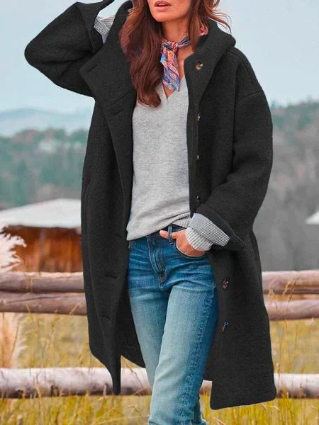 Maya | Hooded Long Coat