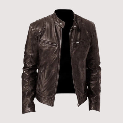Damon | Classic Leather Jacket
