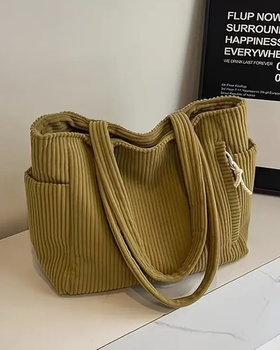 Mara | Corduroy Tote Bag