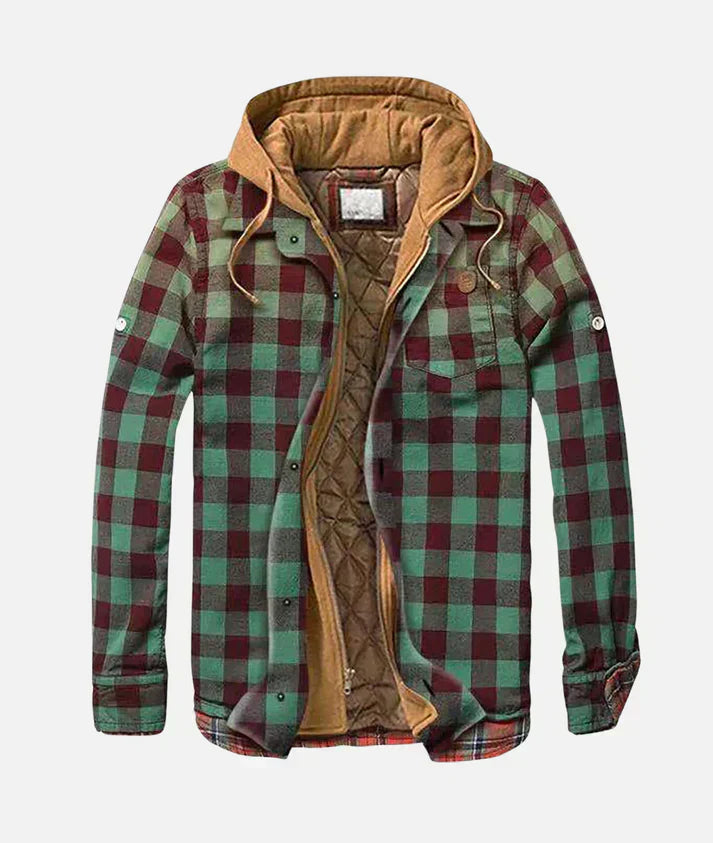 Carter | Plaid Hooded Jacket
