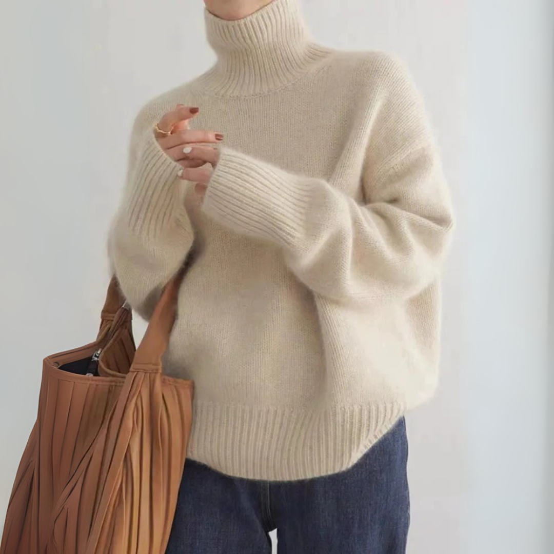 Elara | Turtleneck Sweater 100% Cashmere