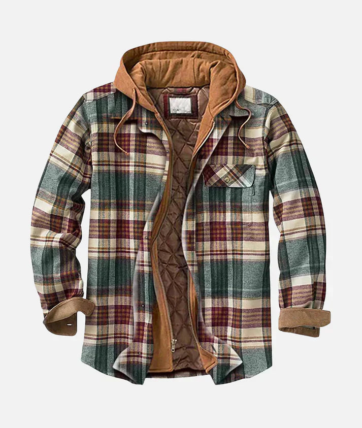 Carter | Plaid Hooded Jacket