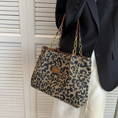 Amaya | Leopard Tote Bag