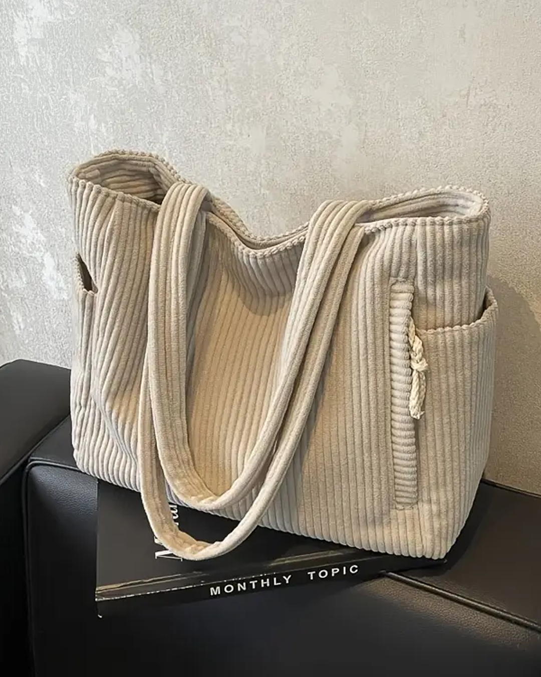 Mara | Corduroy Tote Bag