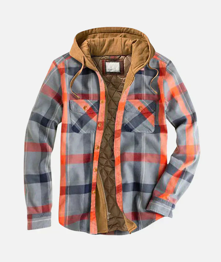 Carter | Plaid Hooded Jacket