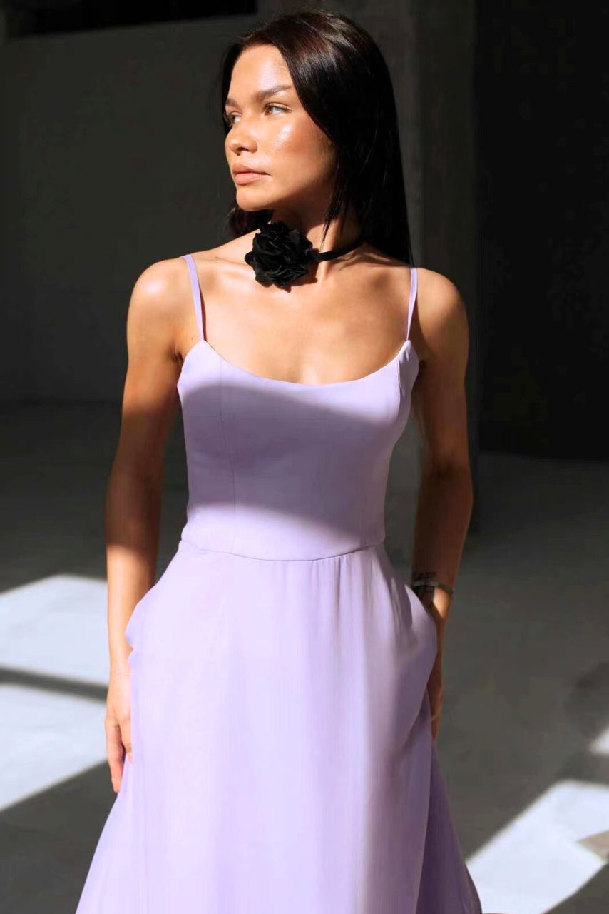 Celeste | Ruffle Hem Midi Dress