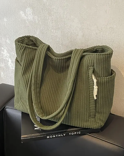 Mara | Corduroy Tote Bag