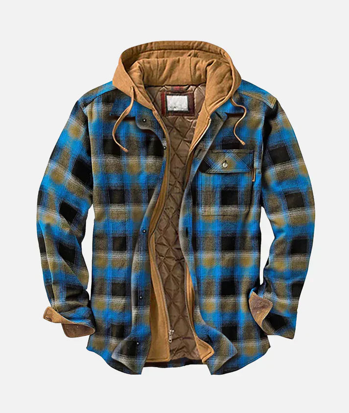 Carter | Plaid Hooded Jacket