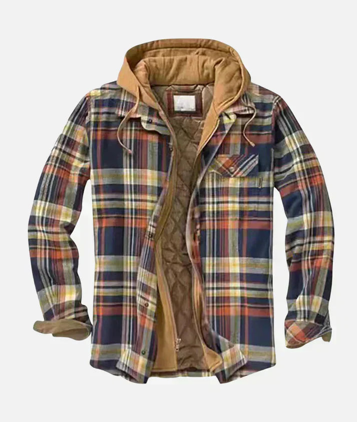 Carter | Plaid Hooded Jacket