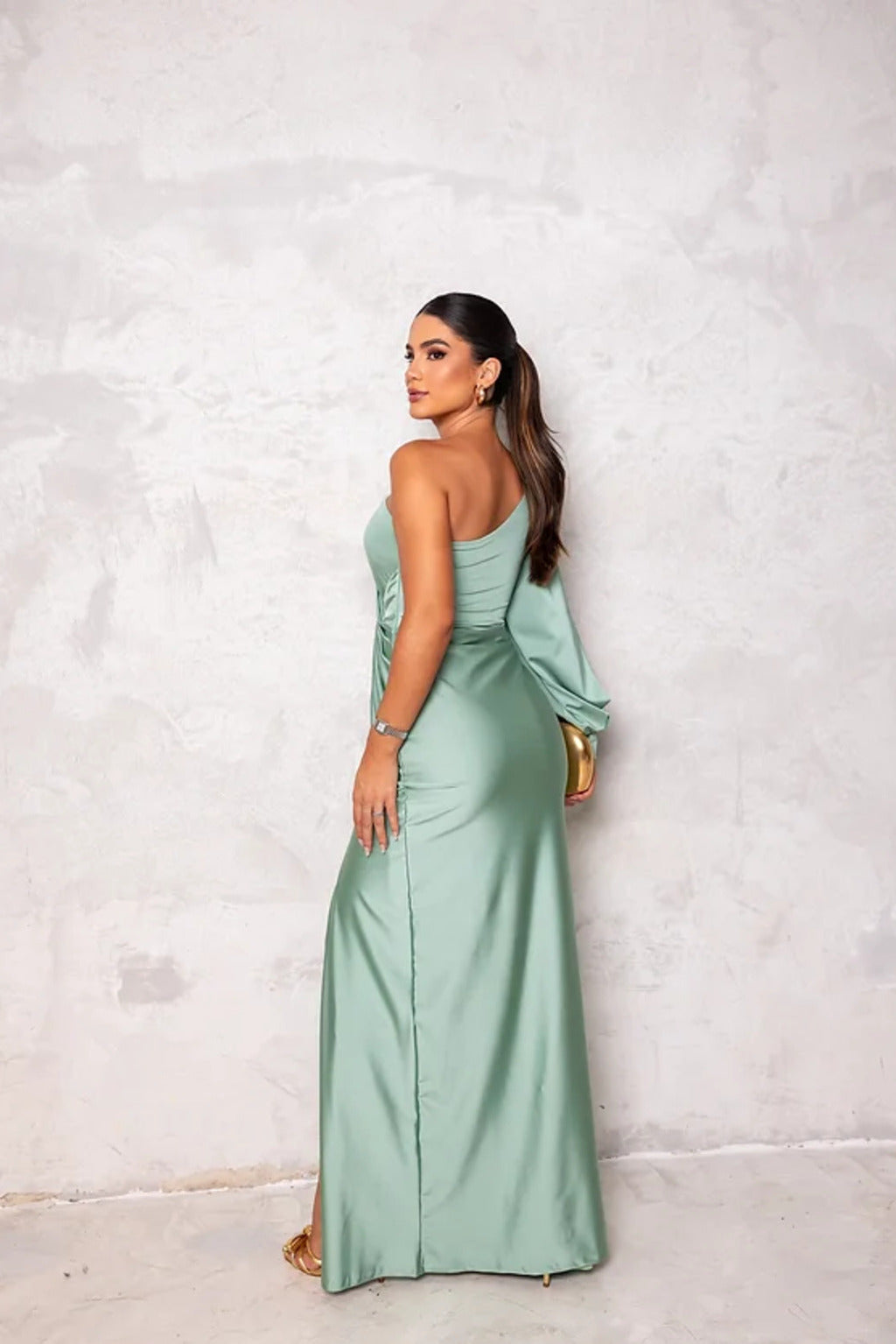 Sophia | One-Shoulder Maxi Dress