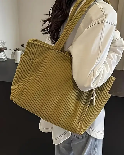 Mara | Corduroy Tote Bag