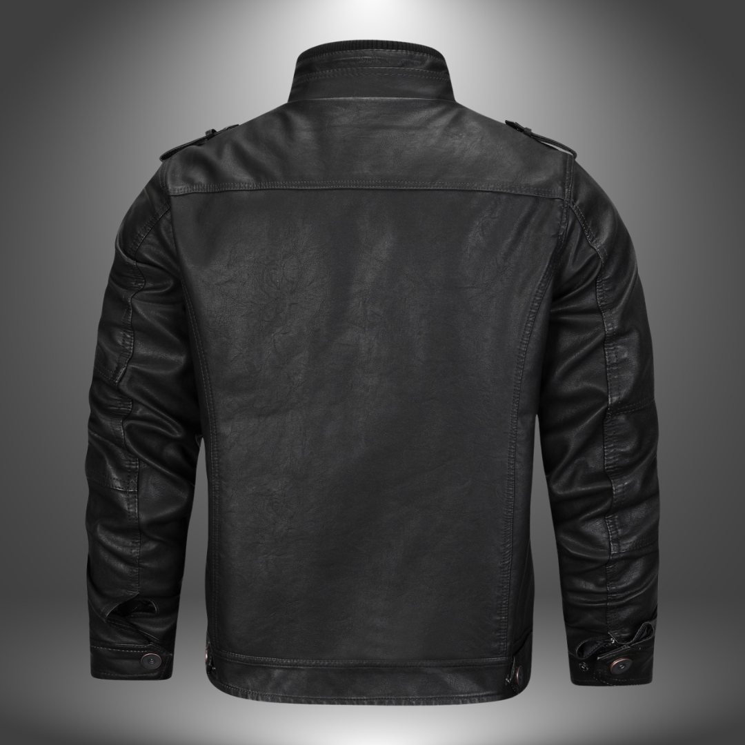 Alistair | Classic Black Leather Jacket