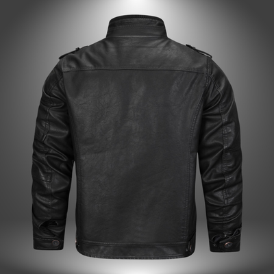 Alistair | Classic Black Leather Jacket