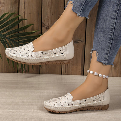 Dahlia | Cut-Out Slip-On Flats