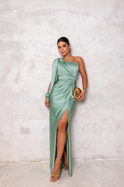 Sophia | One-Shoulder Maxi Dress