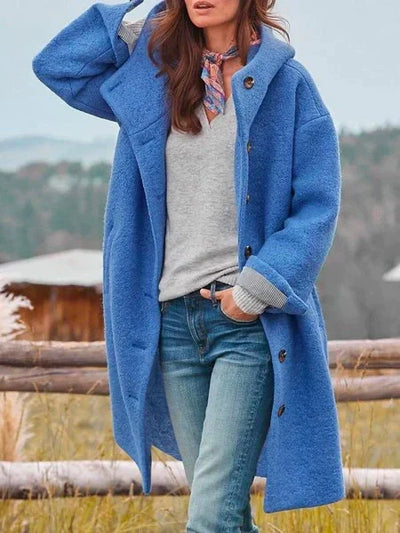 Maya | Hooded Long Coat