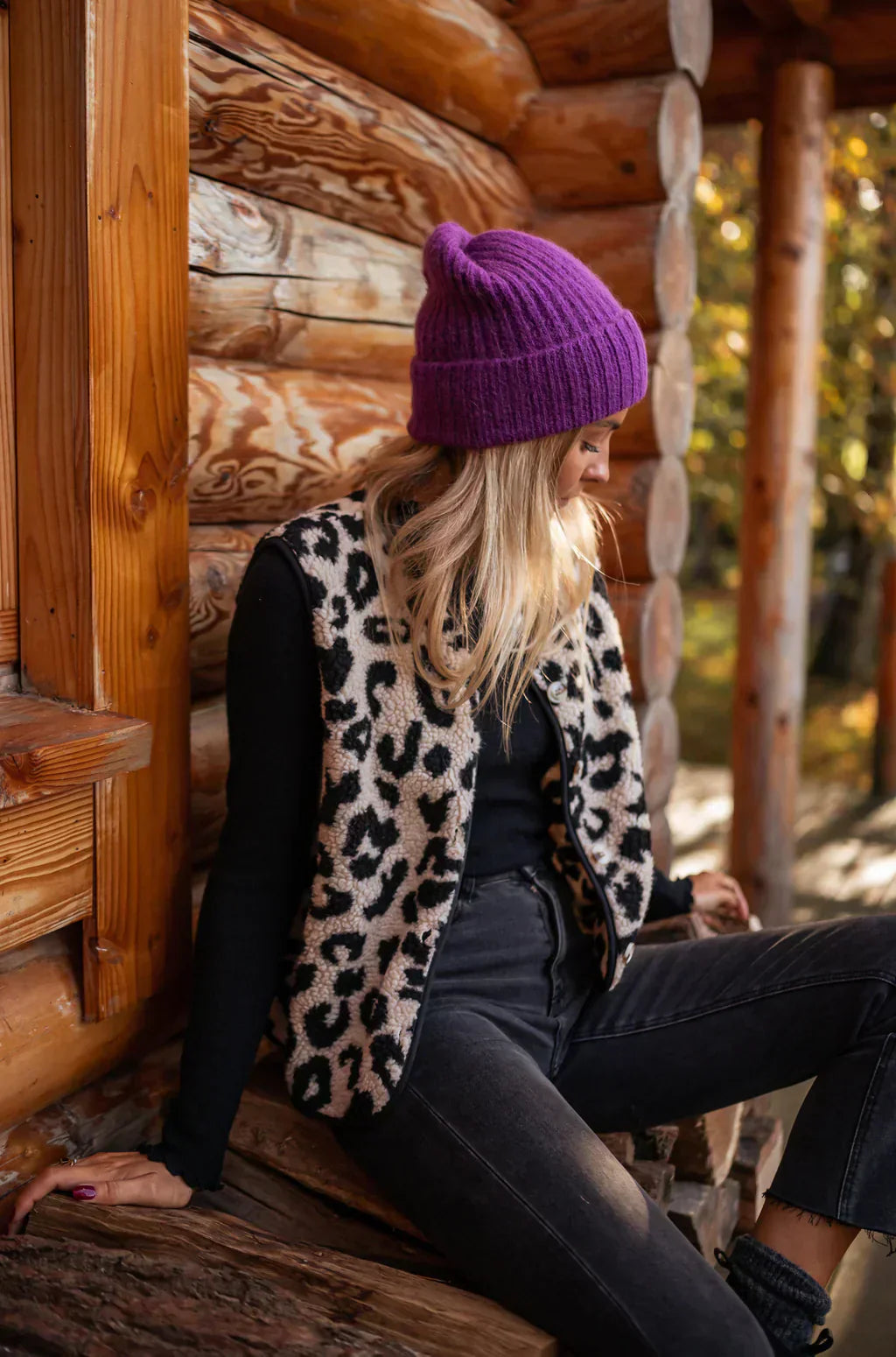 Maya | Leopard Vest