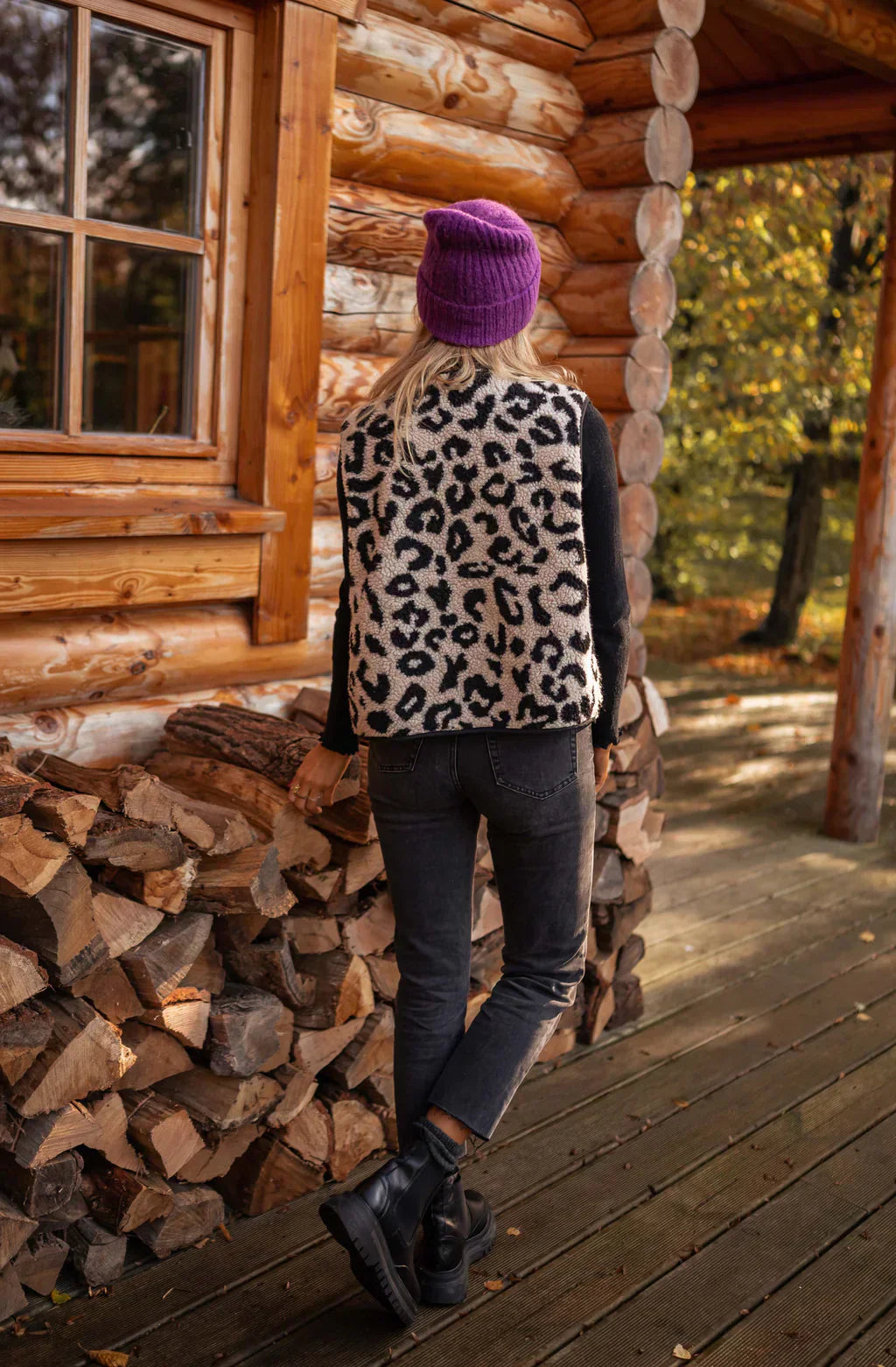 Maya | Leopard Vest