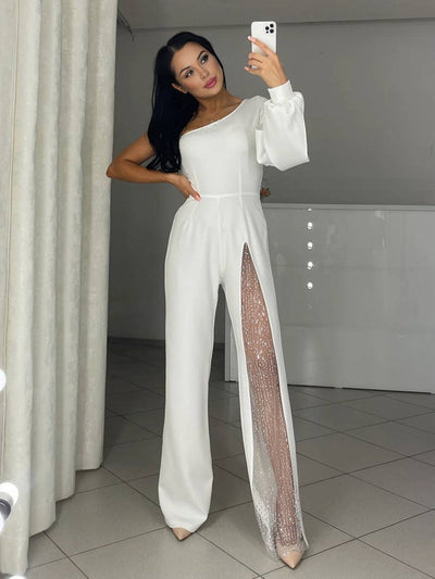Maya | One-Shoulder Jumpsuit