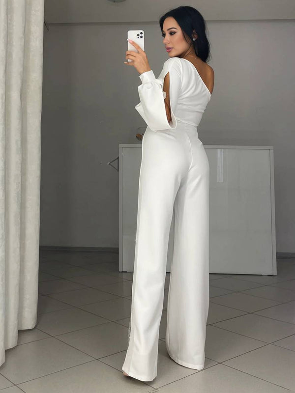 Maya | One-Shoulder Jumpsuit