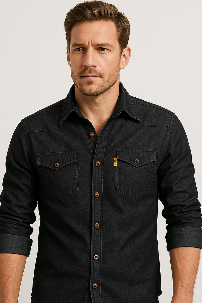 Mason | Denim Utility Shirt