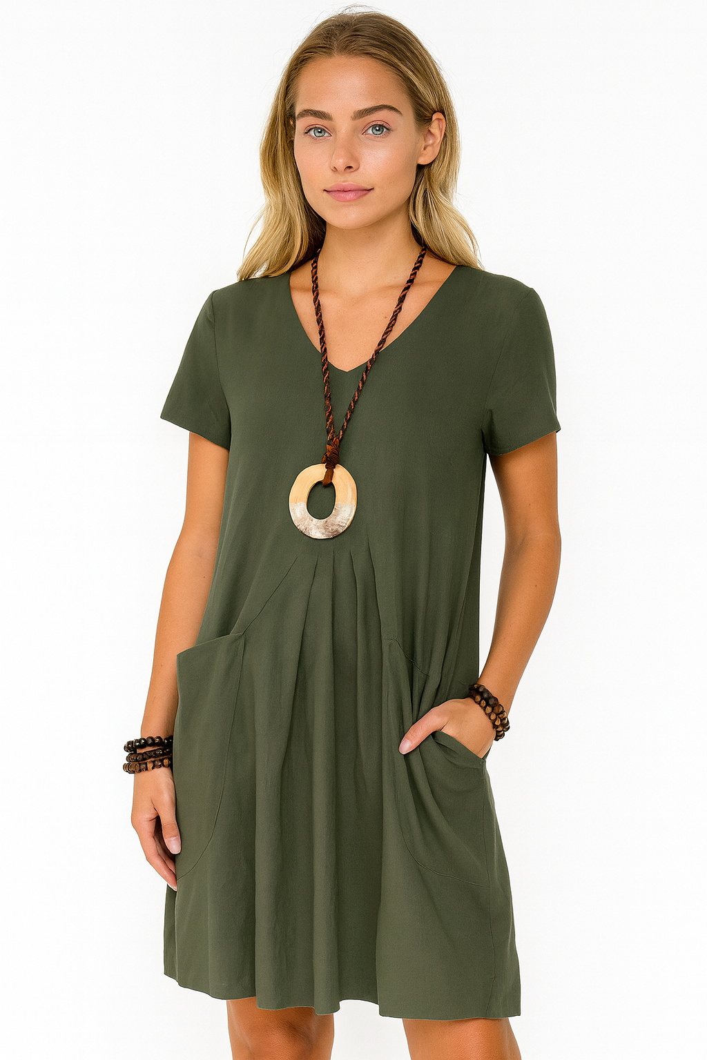 Serena | Classic Black Midi Dress