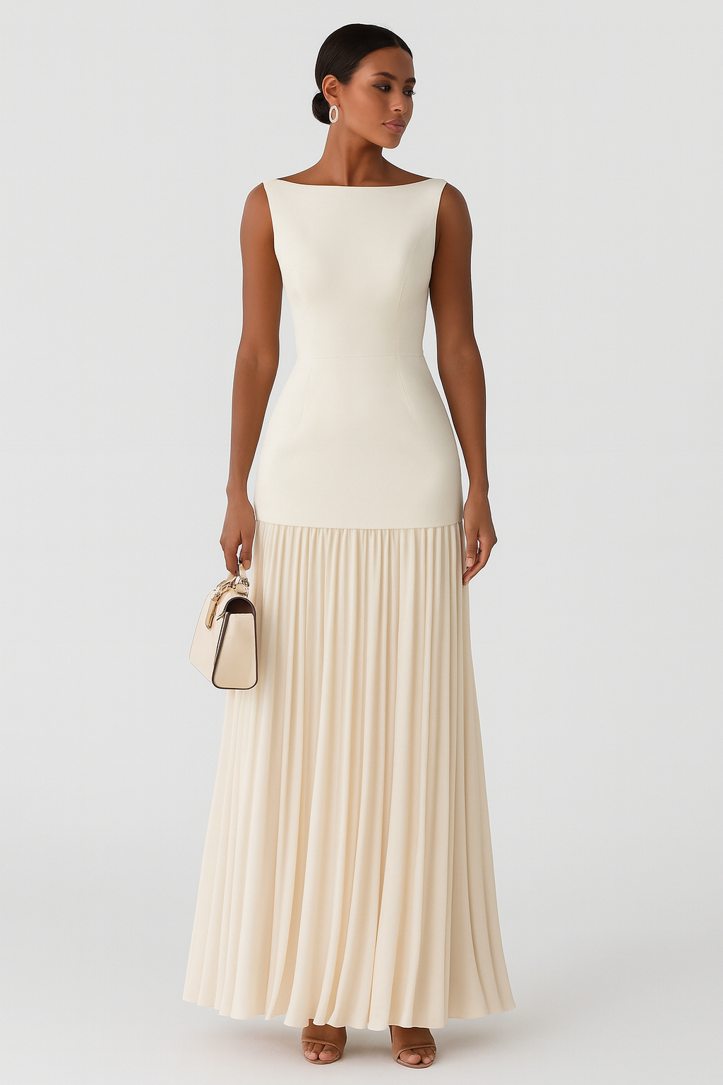 Aurelia | Pleated Maxi Dress