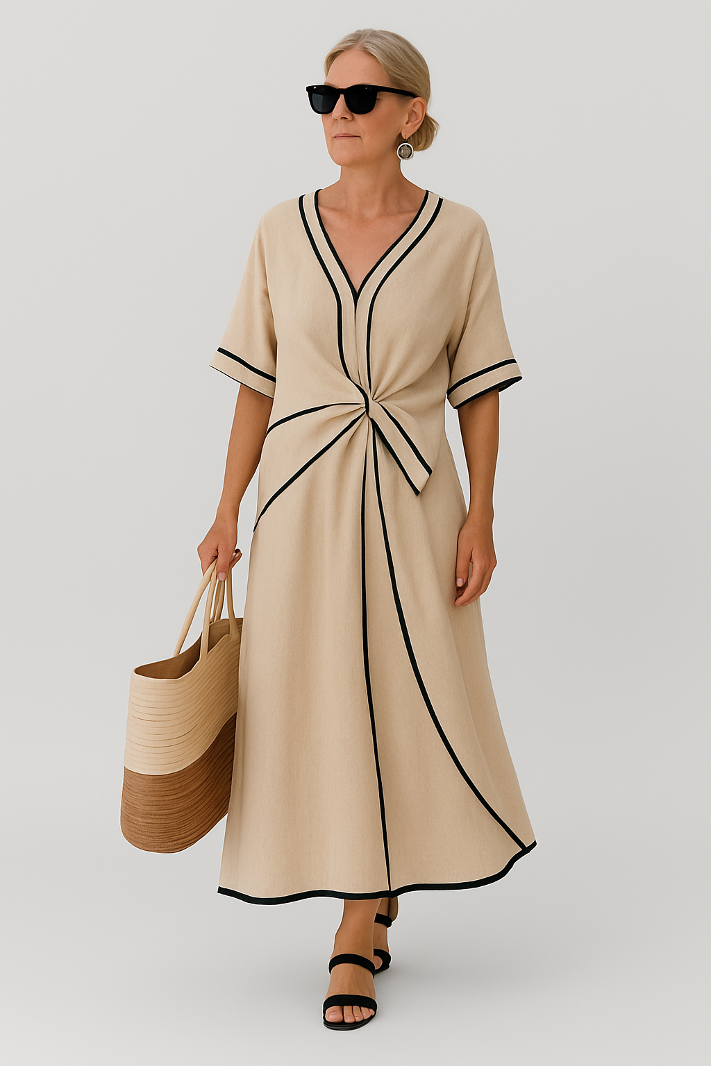 Isla | Knotted Maxi Dress