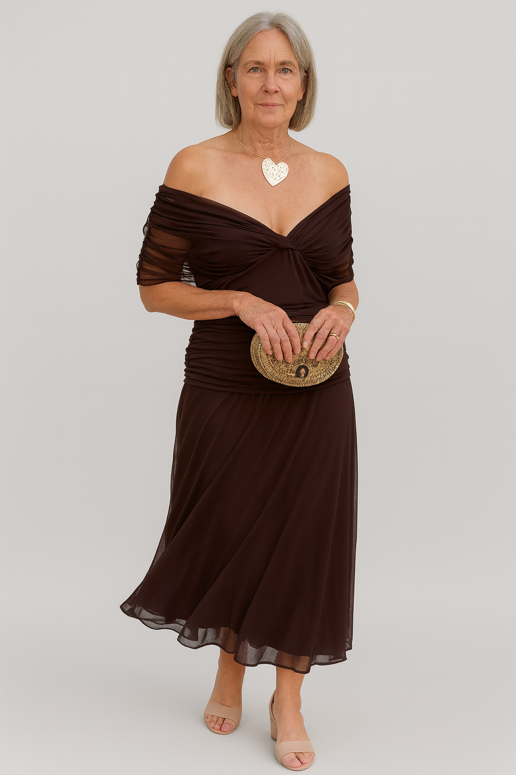 Juliana | Off-Shoulder Midi Dress